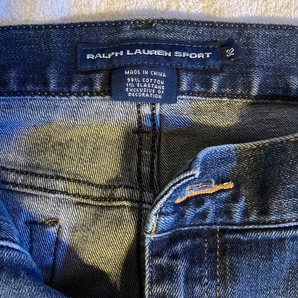 Ralph Lauren Blue Skinny Jeans with Ankle Zipper - Picture 2 of 6